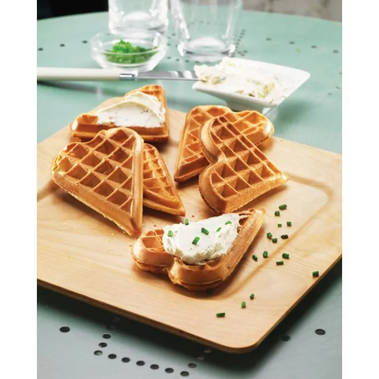 Snack toastjern plater Box 6: hjerte vaffler