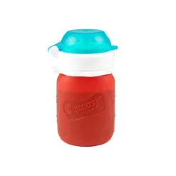 Snacker drikkeflaske/klemmepose 104 ml red