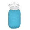 Snacker drikkeflaske/klemmepose 177 ml clear blue