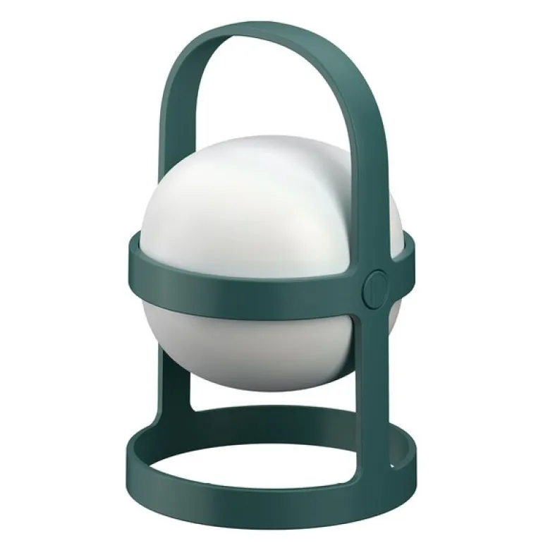 Soft spot solar circular lampe 25 cm forest green