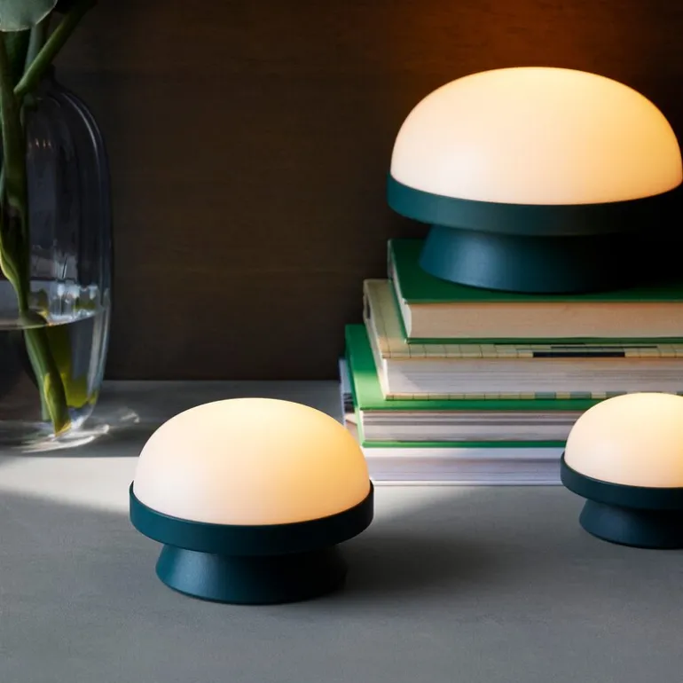 Soft spot solar dots lampe 10,5 cm forest green