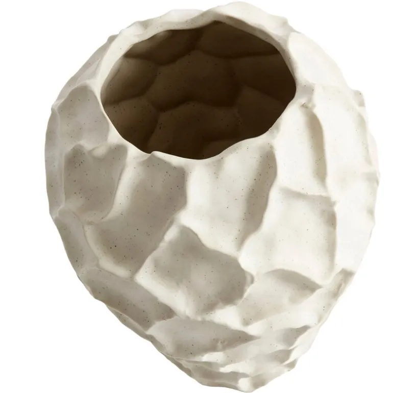 Soil vase 21,5 cm vanilje