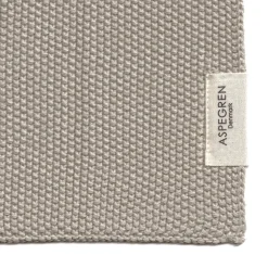 Solid kjøkkenklut strikket 26x26 cm 2 stk sand