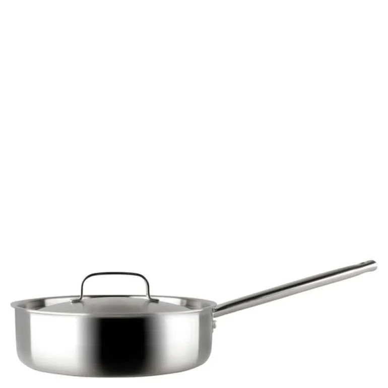 Somme sautépanne m/lokk 24 cm stål