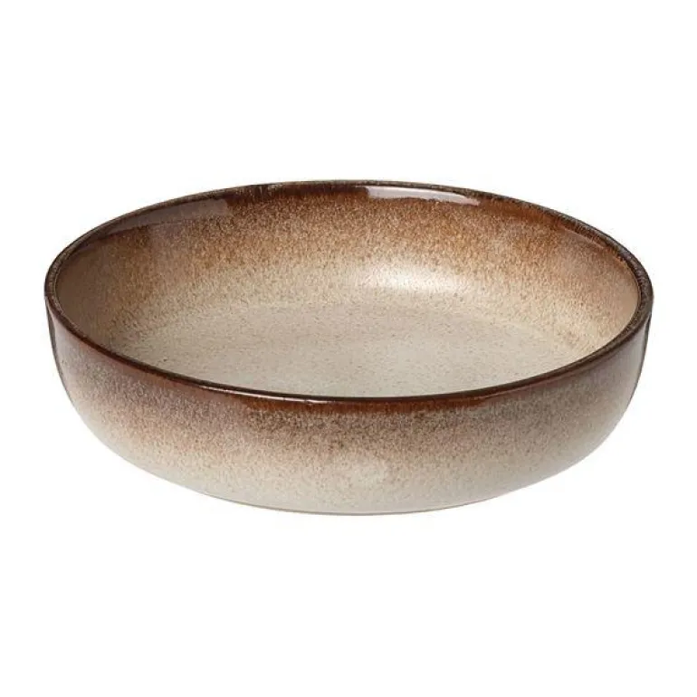 Sonja dyp tallerken 18 cm brun