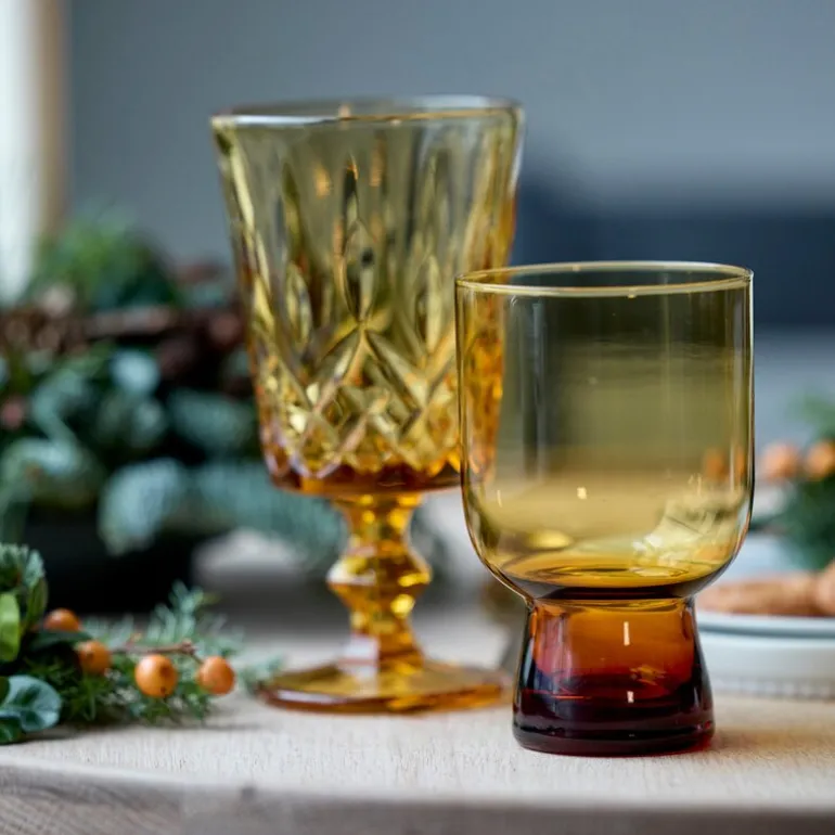 Sorrento vannglass 30 cl 4 stk amber