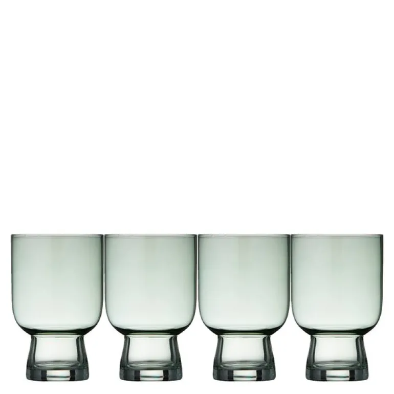 Sorrento vannglass 30 cl 4 stk grønn