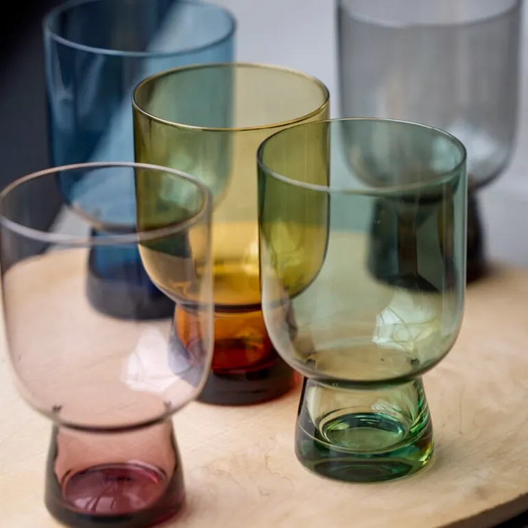 Sorrento vannglass 30 cl 4 stk smoke