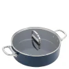 Space kasserolle m/lokk 28 cm 4,5L midnight blue