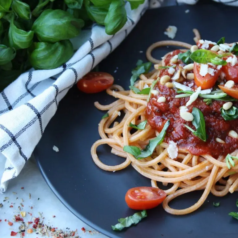 Spaghetti chili