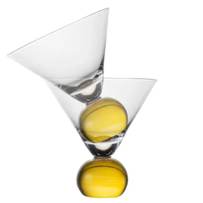 Spice glass 2 stk 24 cl gul