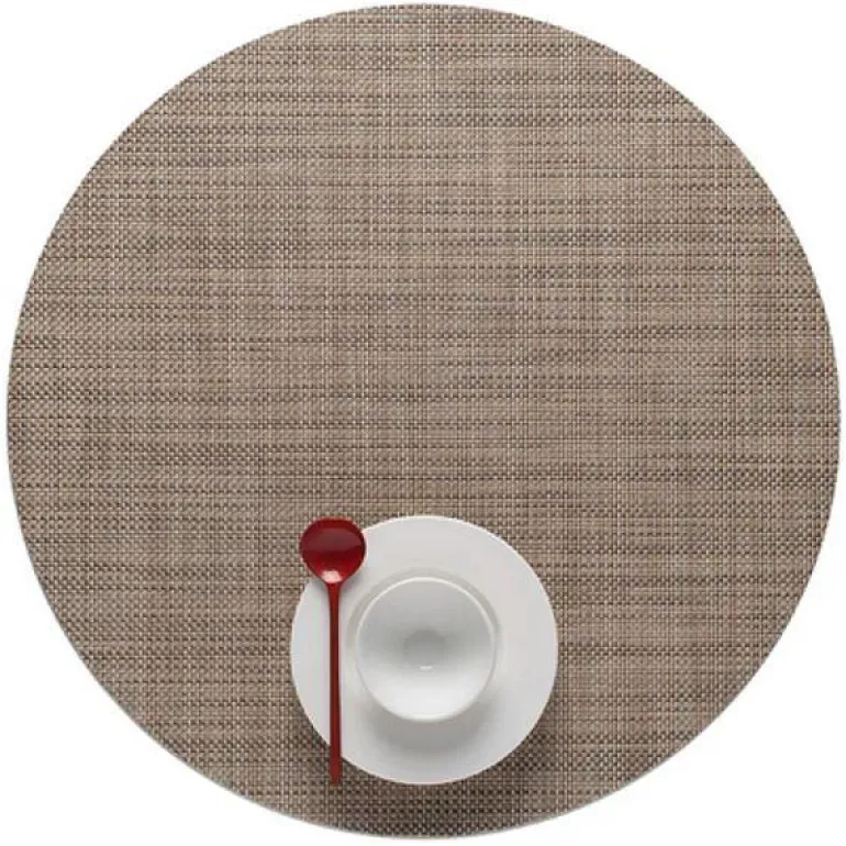 Spisebrikke rund ø38 linen