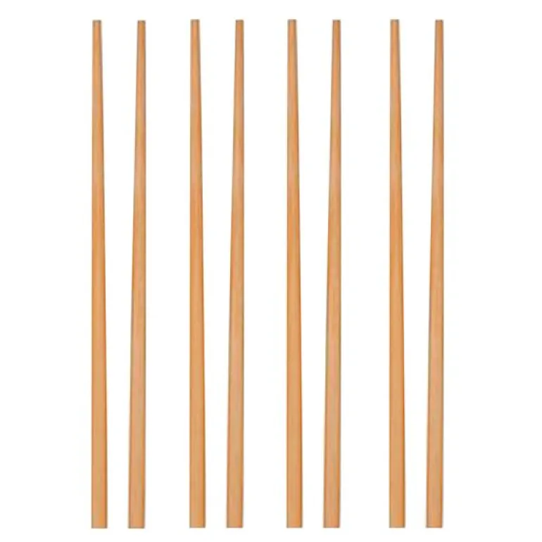 Spisepinner med holder 4 stk bambus