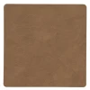 Square Nupo glassbrikke brun