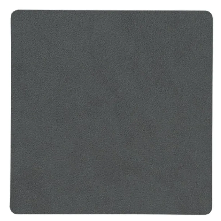 Square Nupo glassbrikke 10x10 cm antrasitt