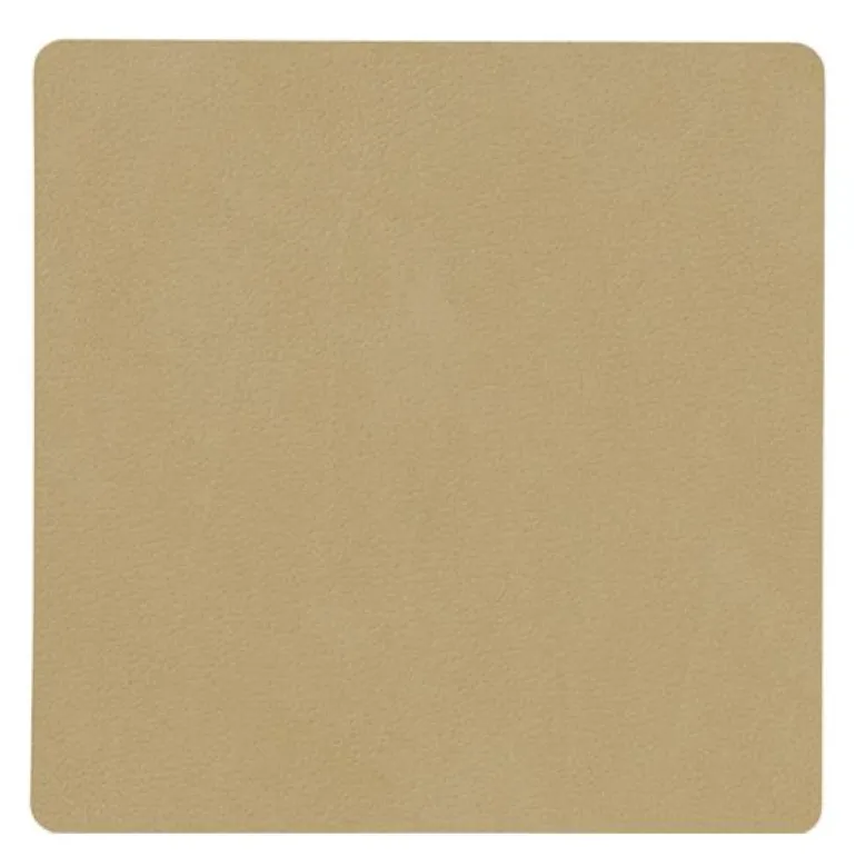 Square Nupo glassbrikke 10x10 cm khaki