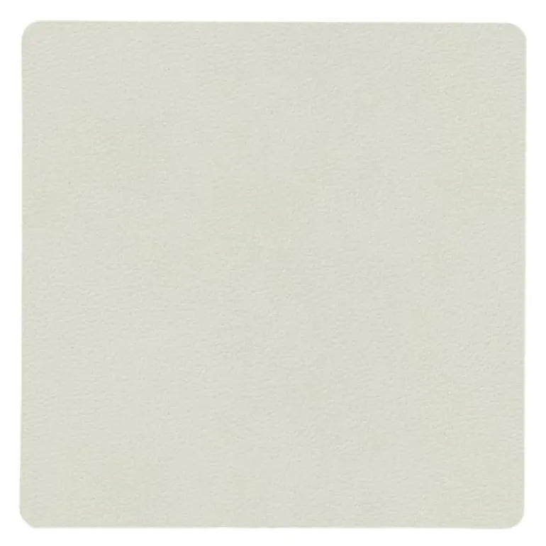 Square Nupo glassbrikke 10x10 cm linen