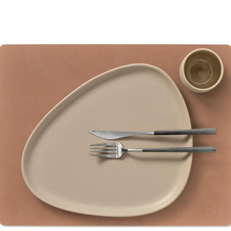 Square Nupo spisebrikke L 35x45 cm old rose