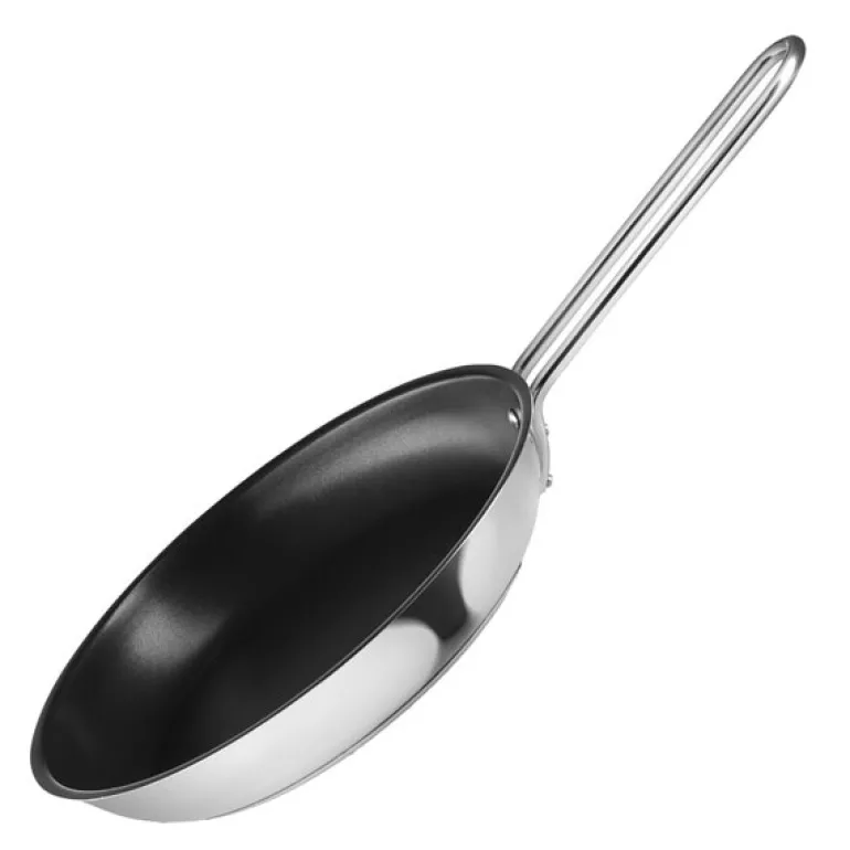 Stainless Steel stekepanne 24 cm Slip-Let® belegg
