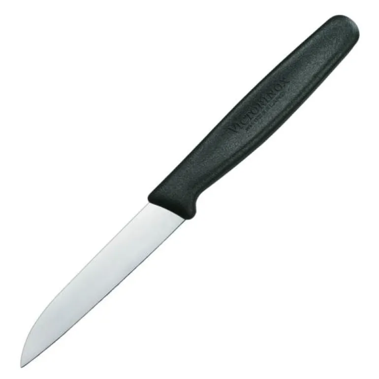Standard grønnsakskniv 8 cm svart