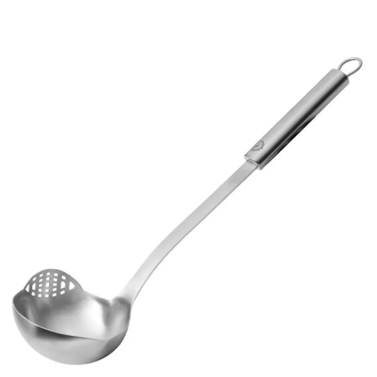 Steel Essentials øse med helletut 34 cm stål