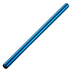 Steelpipe sugerør 15 cm blå