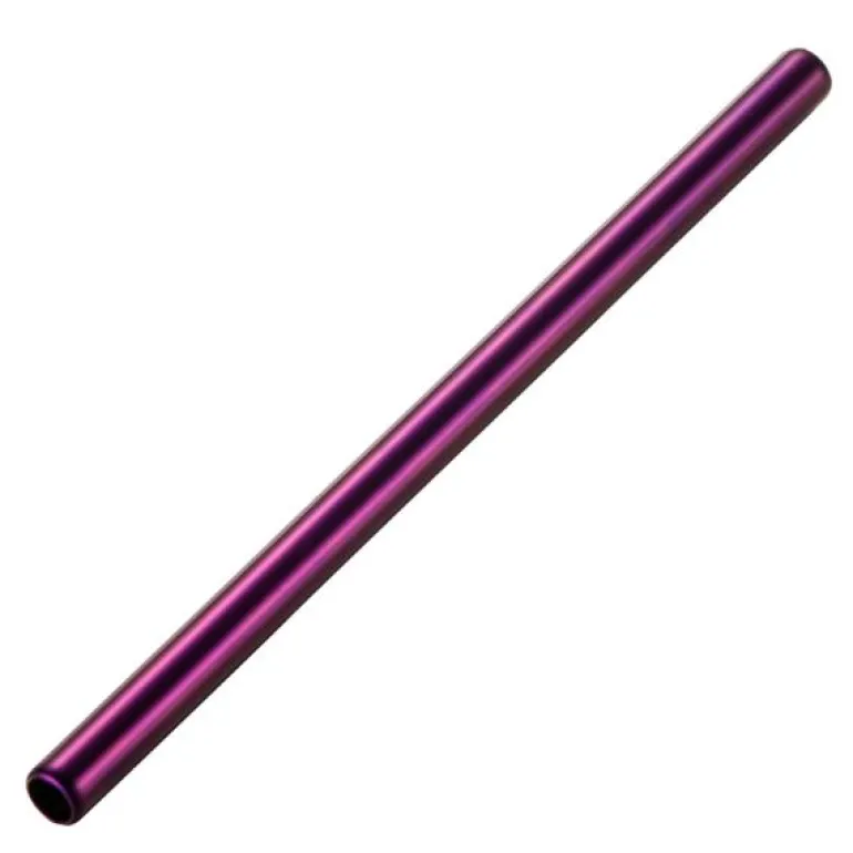 Steelpipe sugerør 15 cm lilla