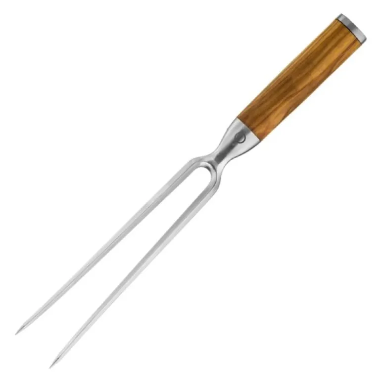 Stekegaffel 35 cm olive