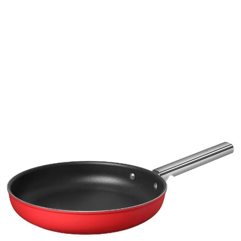Stekepanne 28 cm rød