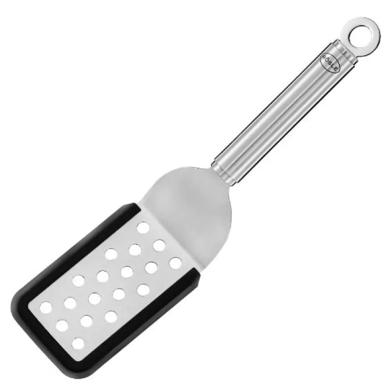 Stekespade m/hull og knekk svart/stål
