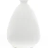 Stella krukke L 33x19 cm hvit