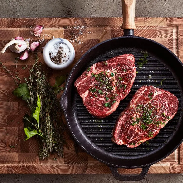 Stenfors grillpanne 28 cm støpejern