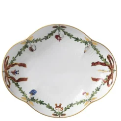 Stjerne Riflet Jul fat 22 cm