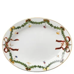 Stjerne Riflet Jul fat 37 cm