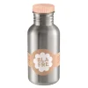 Stålflaske 500 ml fersken