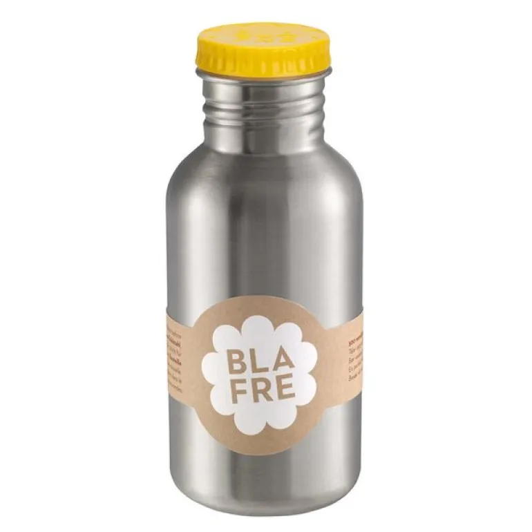 Stålflaske 500 ml gul