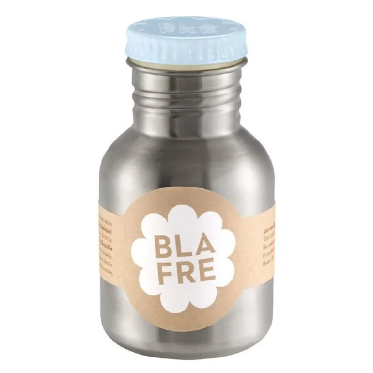 Stålflaske 300 ml himmelblå