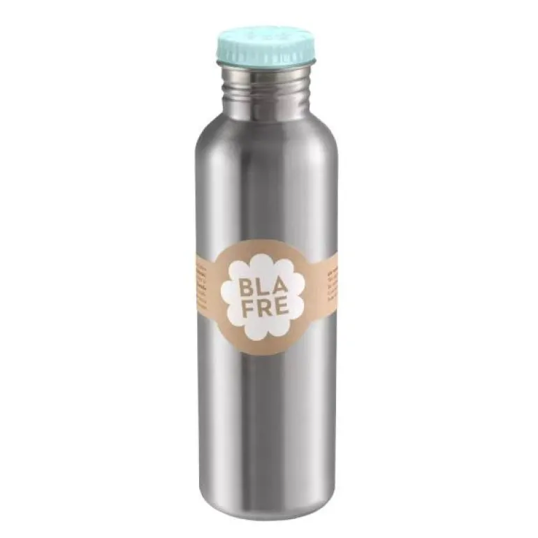 Stålflaske 750 ml lys blå