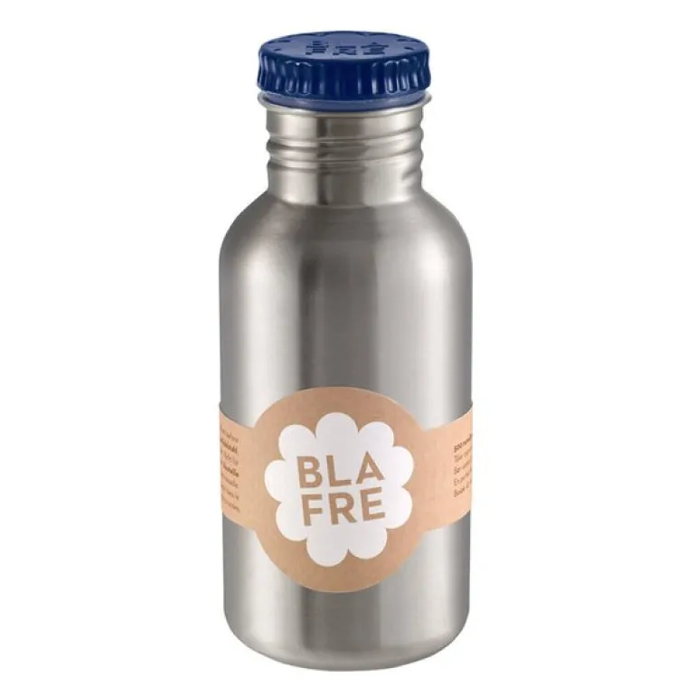Stålflaske 500 ml marineblå