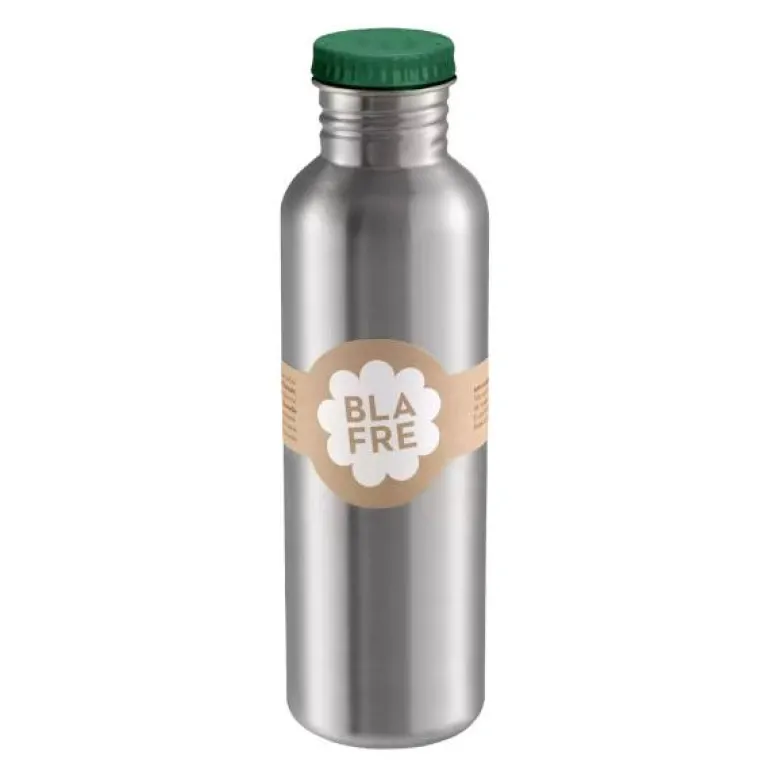 Stålflaske 750 ml mørk grønn