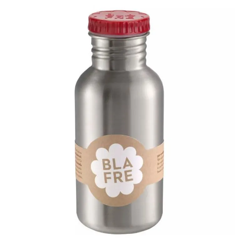 Stålflaske 500 ml rød