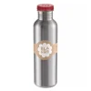 Stålflaske 750 ml rød