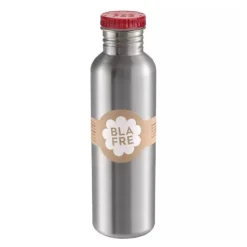 Stålflaske 750 ml rød