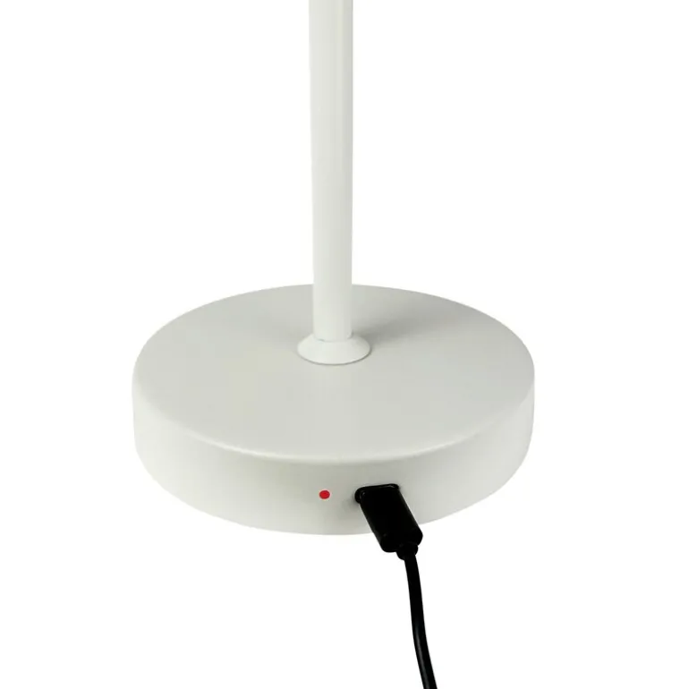Stockholm portable bordlampe version 2 30 cm perlehvit