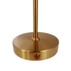 Stockholm portable bordlampe version 2 30 cm antik messing