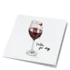 Store kunstkort vinglass