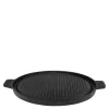 Støpejernsplate vendbar 36 cm