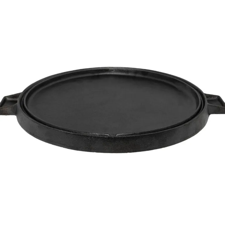 Støpejernsplate vendbar 36 cm