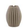 Stripe LED kubbelys 10x7,5cm sand