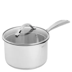 STS kasserolle m/ lokk 2,5L/18 cm